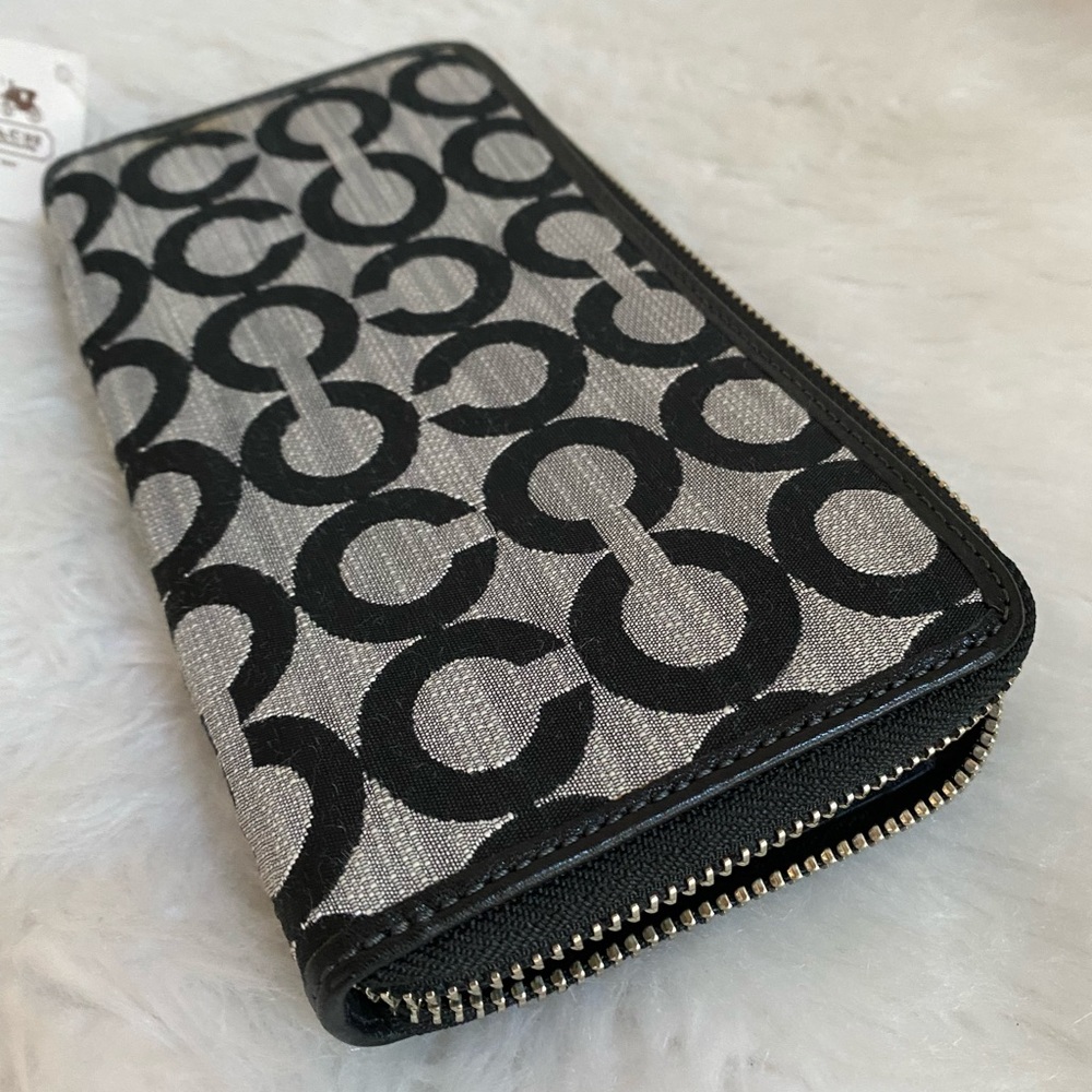 NWT Coach Madison Op Shant Accordian Zipper Wallet 45411 - Picture 5 of 13